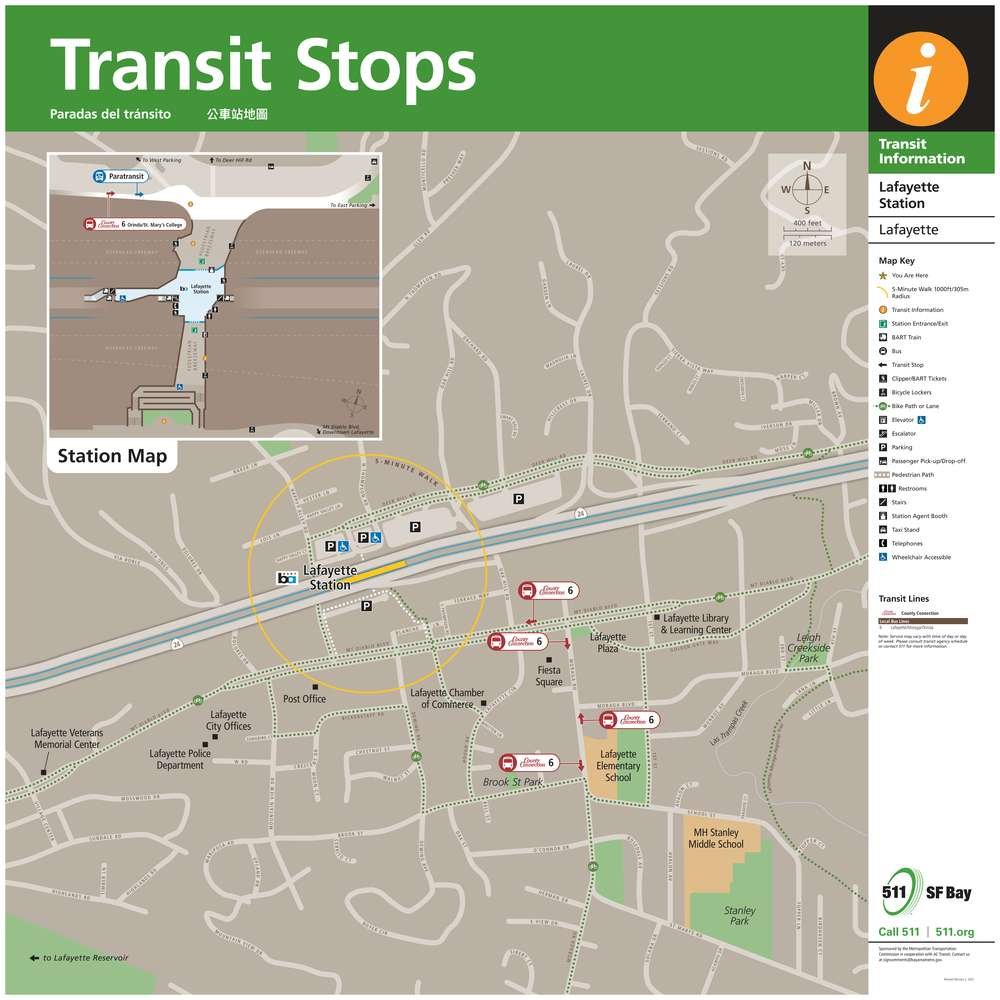 Lafayette Station Station Layout Map